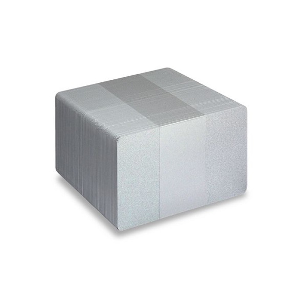 Bilde av Silver card blank - CR80 (SILVER CORE). 70102029 (DE,SE,NO,FI,RO,PL)